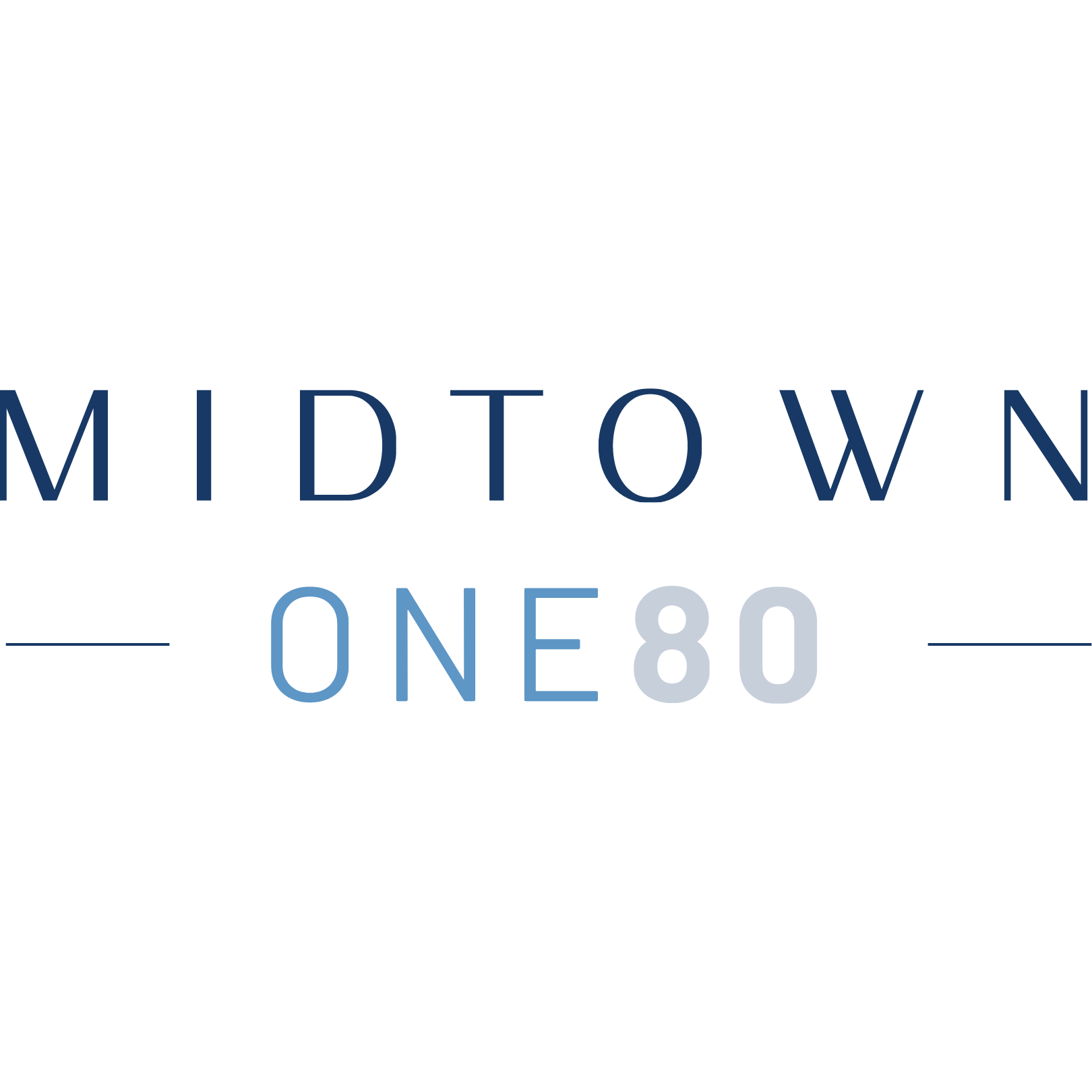 the logo for midnight one eight on a black background